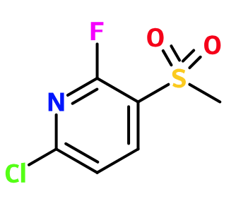 (image for) MCYC0847 6-Chloro-2-fluoro-3-methanesulfonyl-pyridine